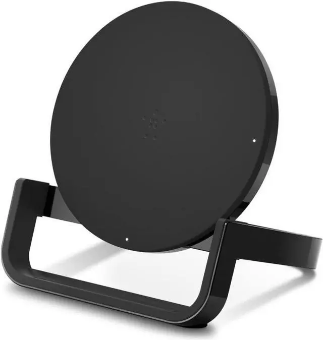Alt view image 3 of 4 - Belkin BOOST↑UP Wireless Charging Stand 10W for Apple, Samsung, LG and Sony - AC Plug