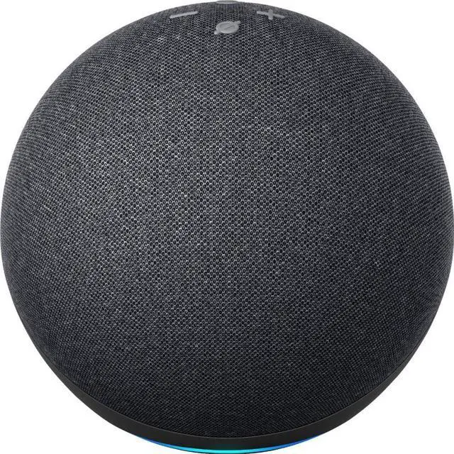 Alt view image 3 of 6 - Echo (4th Gen) | With premium sound, smart home hub, and Alexa | Charcoal