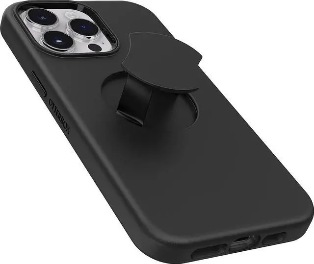 Alt view image 2 of 3 - OtterBox OtterGrip SYMMETRY SERIES Case for iPhone 14 Pro Max - Black