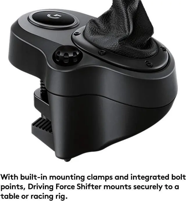 Alt view image 6 of 6 - Logitech Driving Force Shifter For G29 And G920 Driving Force Racing Wheels - Cable - PlayStation 4, Xbox One, PC