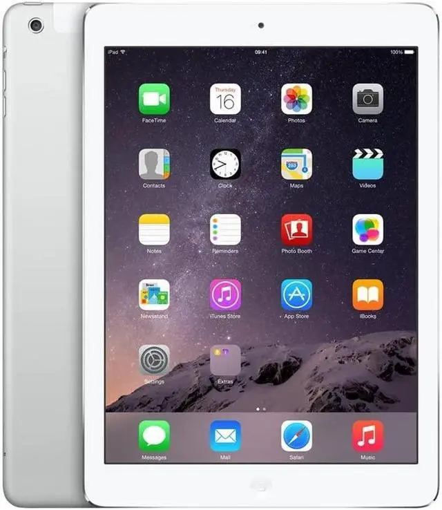 Alt view image 9 of 9 - Apple iPad Air 2 WiFi+Cellular (MH2N2LL/A) 64GB White/Silver