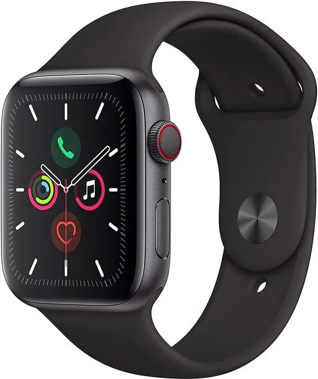 Main image of Apple Watch Series 5 GPS+LTE w/ 40MM Space Gray Aluminum Case & Black Sport Band