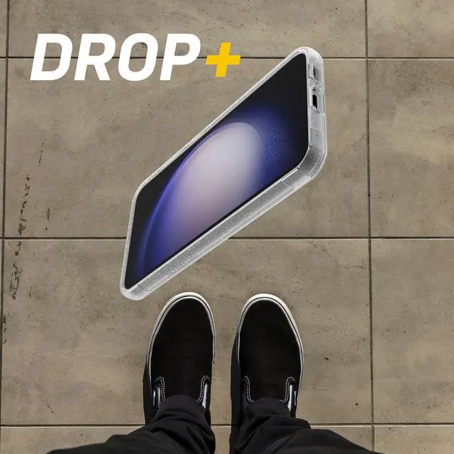 Alt view image 3 of 4 - OtterBox SYMMETRY SERIES Clear Case for Galaxy S23+ - Stardust (Clear Glitter)