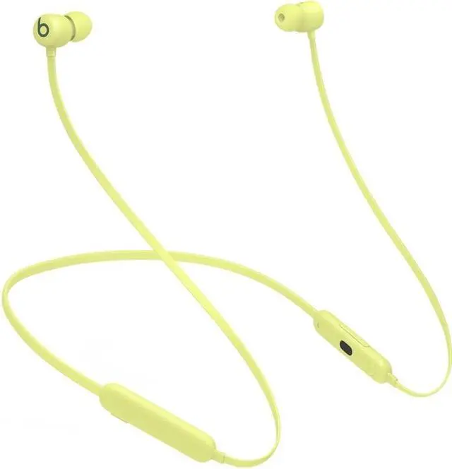 Alt view image 4 of 5 - Beats By Dr. Dre Flex Yuzu Yellow In Earphones MYMD2LL/A