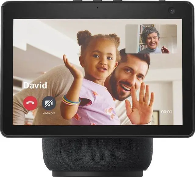 Alt view image 2 of 2 - Amazon B07VHZ41L8 Echo Show 10 HD Smart Display - Motion Sensor - Built-In Speaker - Amazon Alexa - Bluetooth - Wi-Fi - Zigbee - 10.1 Inches - Touchscreen - Android - Charcoal
