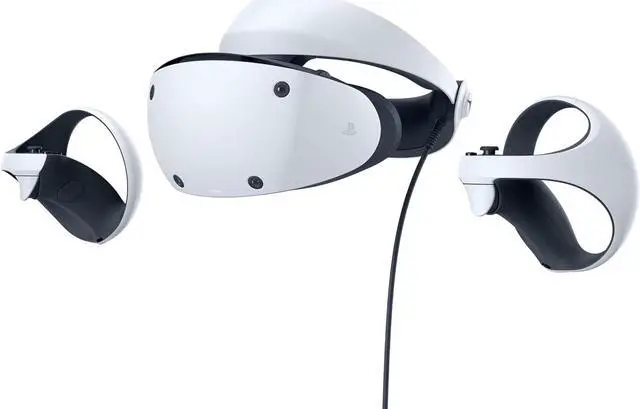 Alt view image 2 of 5 - Sony 1000032456 PlayStation VR2 - Core Bundle - OLED - Portable - 120 Hertz - Headphones - USB-C - Microphone - Bluetooth Pairing - Haptic Feedback - White/Black