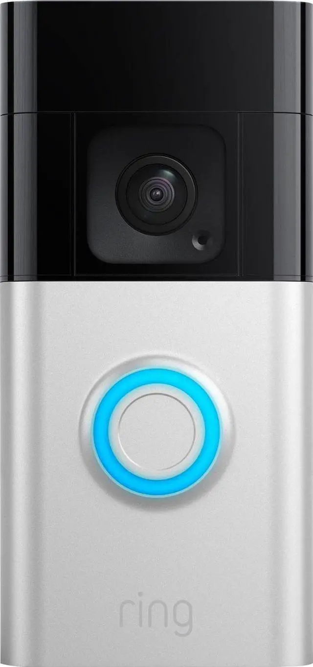 Alt view image 8 of 15 - Ring Battery Doorbell Plus - Video Doorbell Camera - Satin Nickel