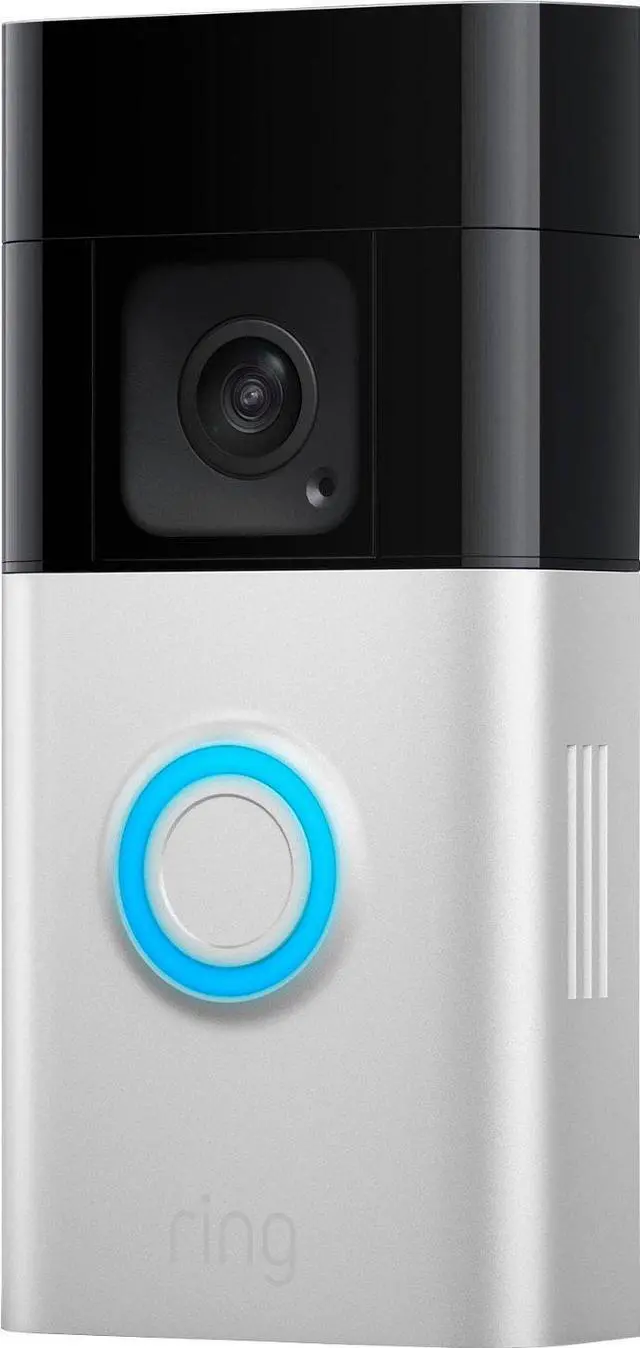 Alt view image 9 of 15 - Ring Battery Doorbell Plus - Video Doorbell Camera - Satin Nickel