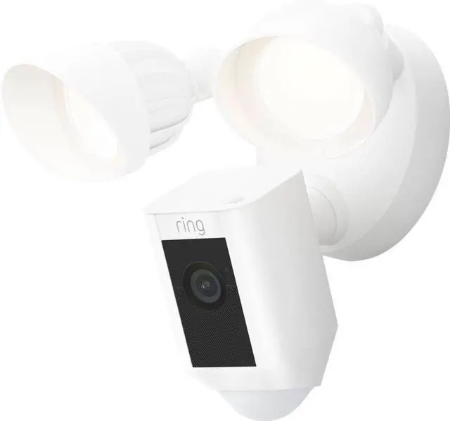 Alt view image 19 of 20 - Ring Floodlight Cam Wired Plus with Motion-Activated 1080p HD Video - White  B08F6GPQQ7