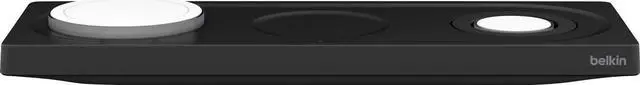 Alt view image 18 of 18 - Belkin 3-in-1 Wireless Charging Pad with Official MagSafe Charging 15W, Black
