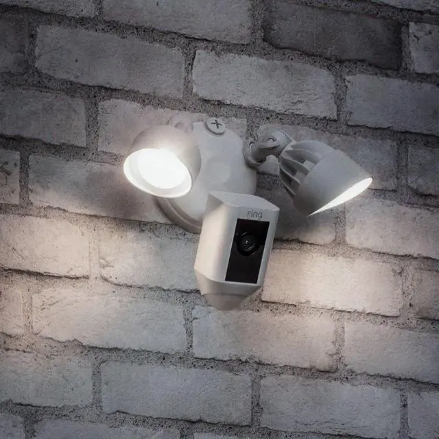 Alt view image 4 of 6 - Ring 88FL000CH000 Floodlight Camera Motion-Activated HD 2-Way Talk and Alarm