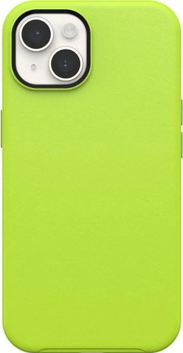 Alt view image 3 of 3 - OtterBox SYMMETRY SERIES+ Case with MagSafe iPhone 14 - Lime All Yours (Green)