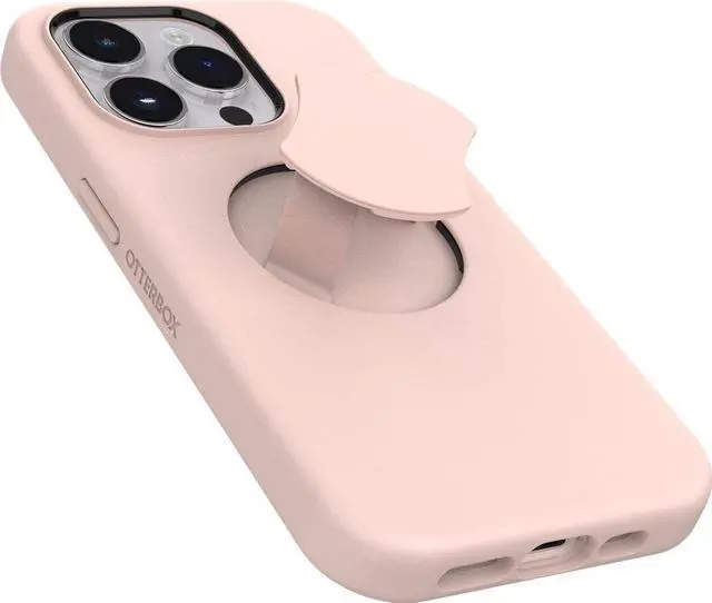 Alt view image 2 of 4 - OtterBox OtterGrip SYMMETRY SERIES Case iPhone 14 Pro Max - Made Me Blush (Pink)