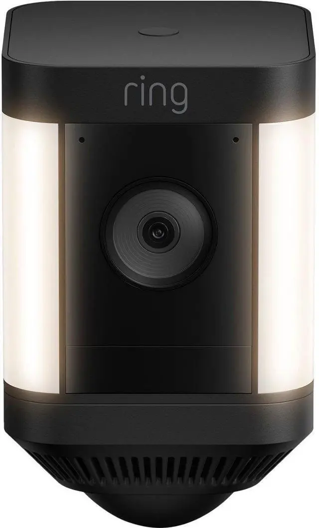 Alt view image 8 of 11 - Ring Spotlight Cam Plus Outdoor/Indoor Wireless Surveillance Camera - Black