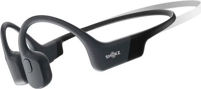 Alt view image 2 of 5 - shokz openrun mini-bone conduction open-ear bluetooth sport headphones - waterproof wireless earphones for workouts and running - built-in mic, with headband
