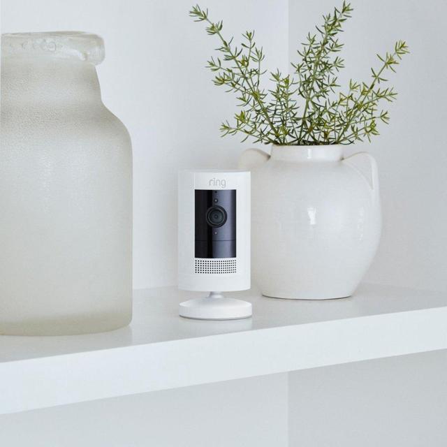 Alt view image 4 of 4 - Ring B07Q6ZZFLS Stick Up Cam Wire-Free Security Camera - Battery Powered - 1080p - Night Vision - Wi-Fi - Indoor and Outdoor - White