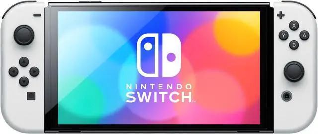Alt view image 4 of 6 - Nintendo Switch  OLED Model w/ White Joy-Con - White