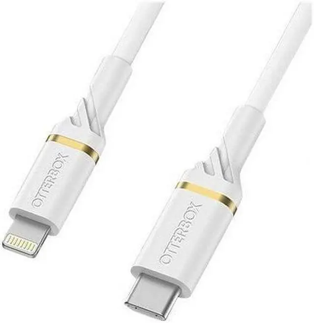 Alt view image 2 of 3 - OtterBox Wall Charging Kit, Wall Charger + Lightning to USB-C Cable - White