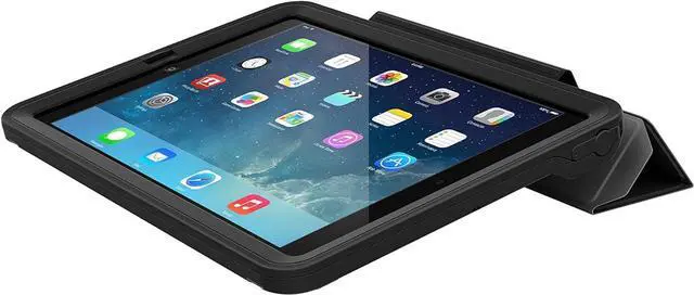 Alt view image 6 of 7 - LifeProof Nuud Portfolio Cover + Stand for iPad Air - Black