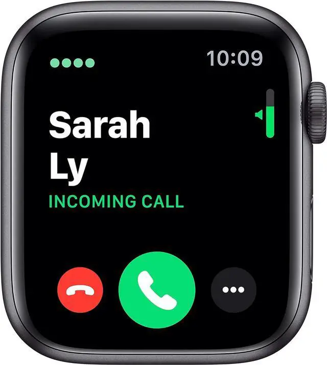 Alt view image 3 of 3 - Apple Watch Series 5 GPS+LTE w/ 40MM Space Gray Aluminum Case & Black Sport Band