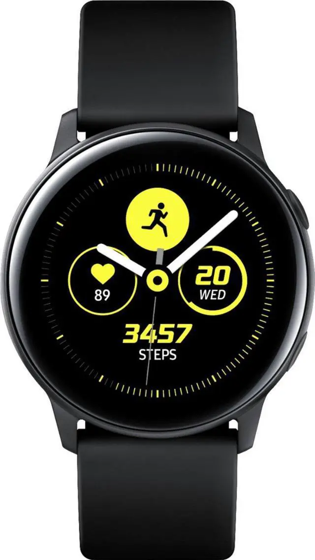 Alt view image 18 of 20 - Samsung Galaxy Watch Active (40mm), Black (Bluetooth) - Wrist - Accelerometer, Barometer, Gyro Sensor, Health Sensor, Heart Rate Monitor, Ambient Light Sensor - Timer, Phone, Push Notification