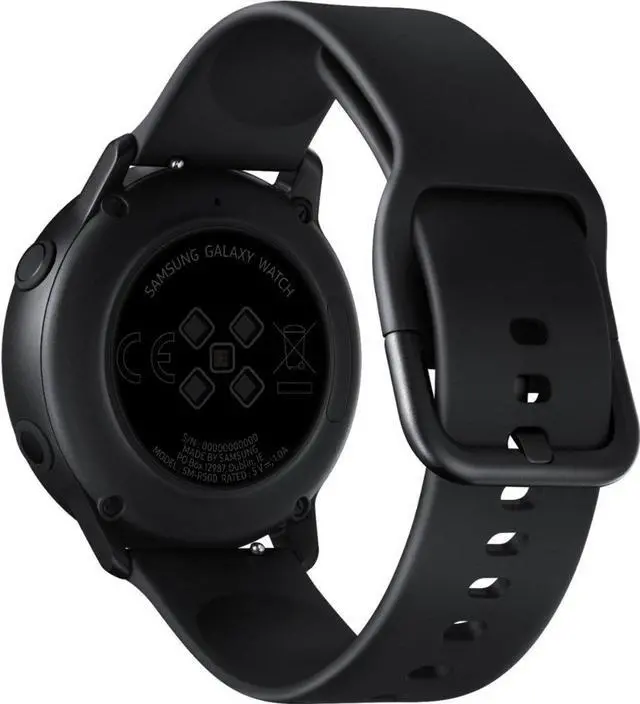 Alt view image 20 of 20 - Samsung Galaxy Watch Active (40mm), Black (Bluetooth) - Wrist - Accelerometer, Barometer, Gyro Sensor, Health Sensor, Heart Rate Monitor, Ambient Light Sensor - Timer, Phone, Push Notification
