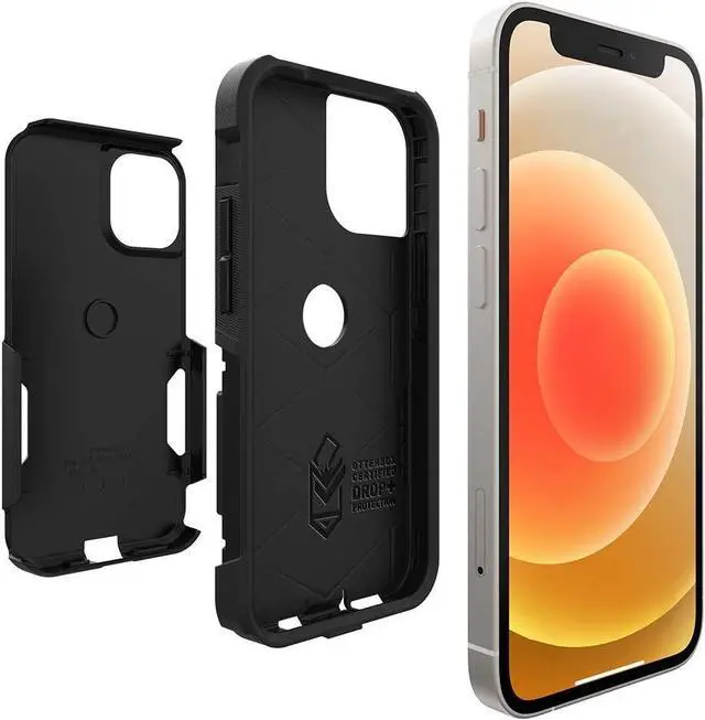 Alt view image 4 of 4 - OtterBox Commuter Series Dual Layer Case for Apple iPhone 12 mini - Black