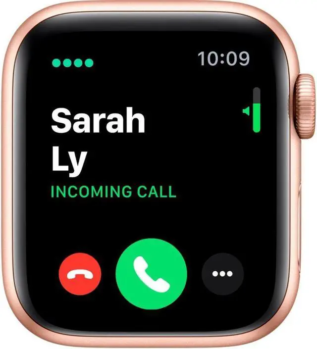 Alt view image 8 of 8 - Apple Watch Series 5 GPS + Cellular (4G) MWWP2LL/A Gold Aluminium Case / Pink Sand Sport Band Smartwatch