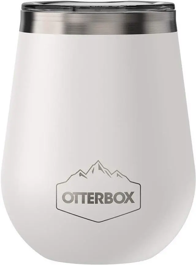 Alt view image 2 of 8 - OtterBox ELEVATION SERIES Wine Tumbler without Lid - Ice Cap White