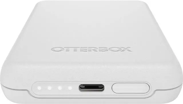Alt view image 3 of 5 - OtterBox 3k mAh Wireless Power Bank for MagSafe - White