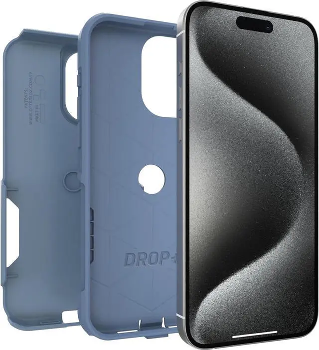 Alt view image 3 of 5 - OtterBox Defender Series Case with Holster Clip for Apple iPhone 15 Pro - Black
