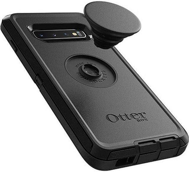 Alt view image 3 of 3 - OtterBox + Pop DEFENDER SERIES Case for Galaxy S10 Plus (ONLY) - Black