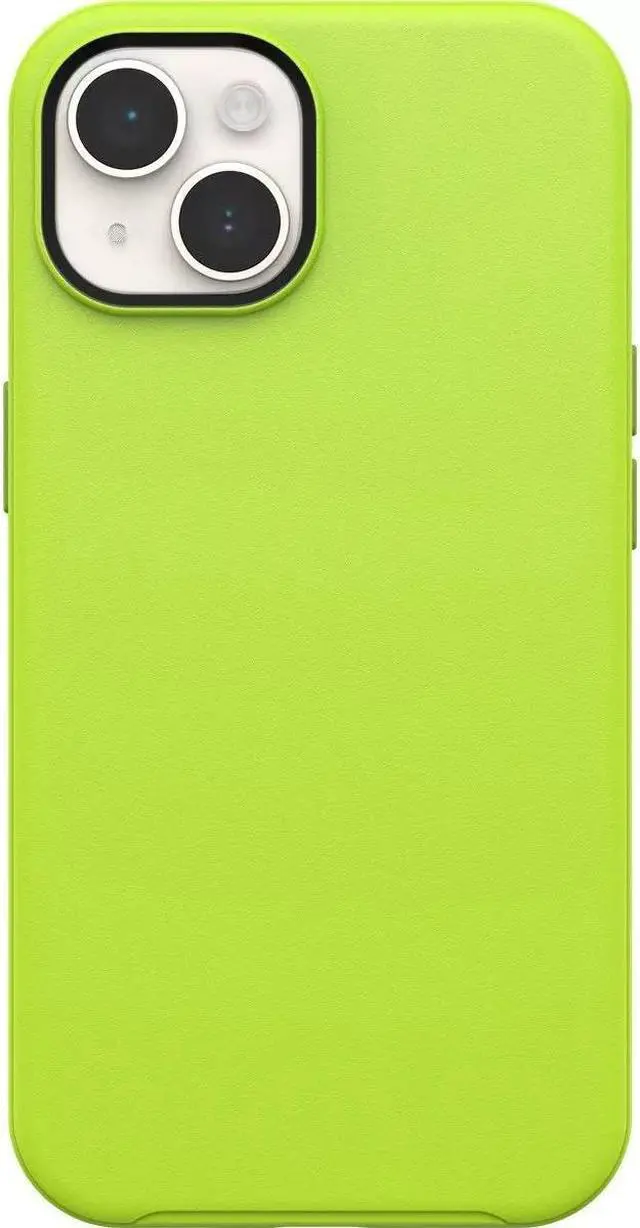 Alt view image 3 of 4 - OtterBox SYMMETRY SERIES+ Case with MagSafe for iPhone 14 Plus - Lime All Yours