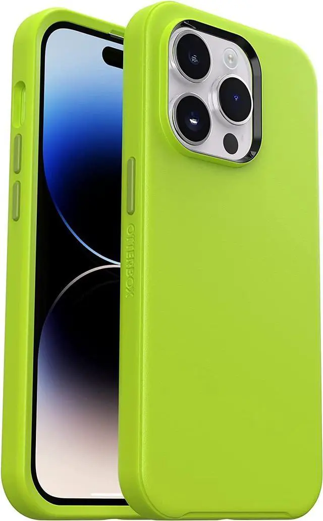 Main image of OtterBox SYMMETRY SERIES+ Case with MagSafe for iPhone 14 Pro - Lime All Yours