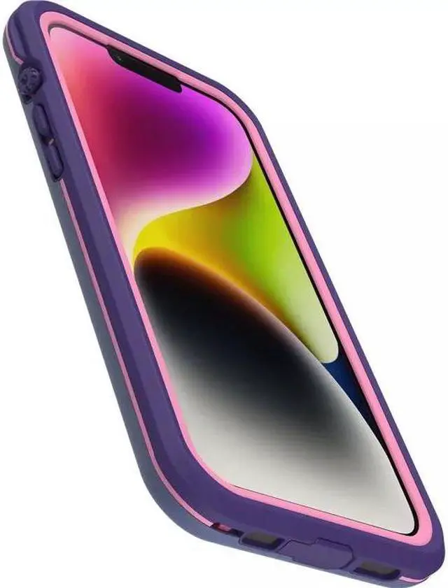 Alt view image 4 of 4 - OtterBox FRE SERIES Case with MagSafe for iPhone 14 Plus - Valor (Purple)