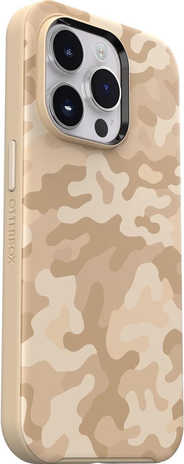 Alt view image 2 of 4 - OtterBox SYMMETRY SERIES+ Case for Apple iPhone 14 Pro - Sand Storm Camo (Brown)