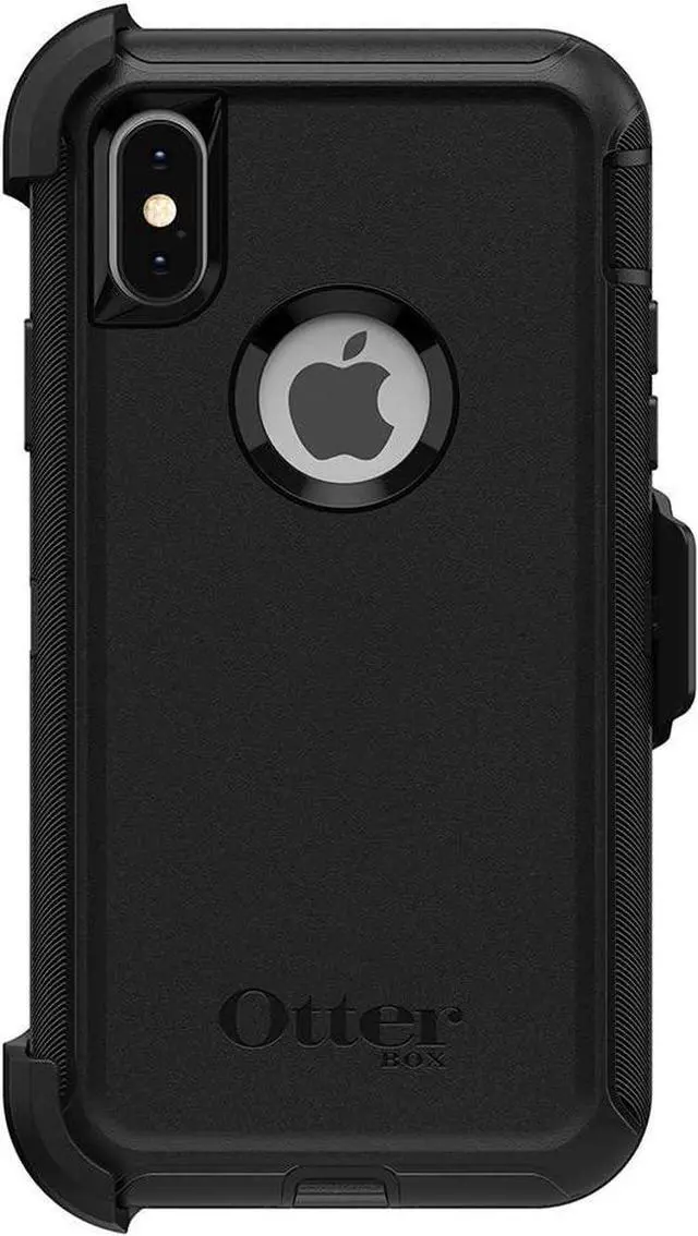 Alt view image 2 of 3 - OtterBox DEFENDER SERIES Case & Holster for iPhone X / iPhone XS - Black