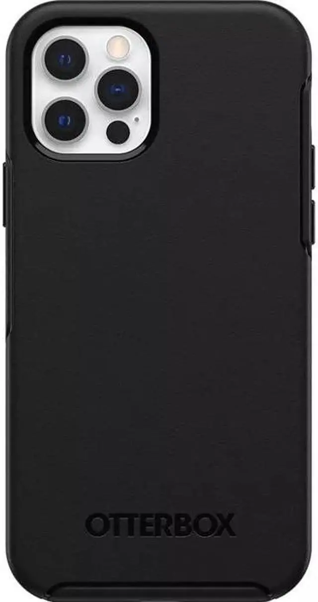 Alt view image 2 of 4 - OtterBox SYMMETRY SERIES Case for Apple iPhone 12 Pro Max - Black