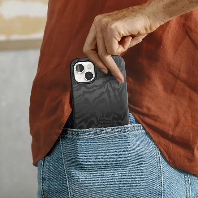 Alt view image 2 of 4 - OtterBox SYMMETRY SERIES+ Case with MagSafe for iPhone 14 Plus - Rebel (Black)