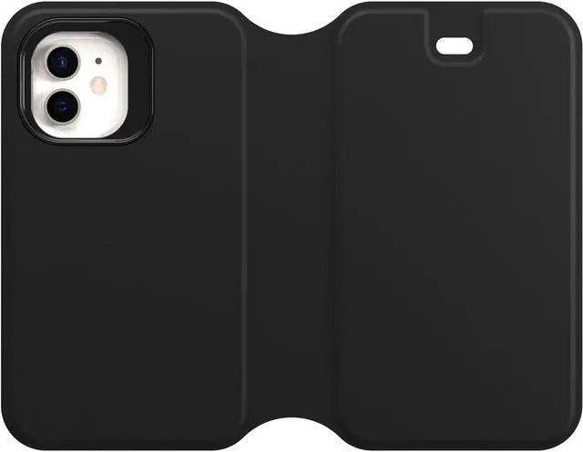 Alt view image 3 of 5 - OtterBox Strada Via Series Case for Apple iPhone 12 Mini - Black