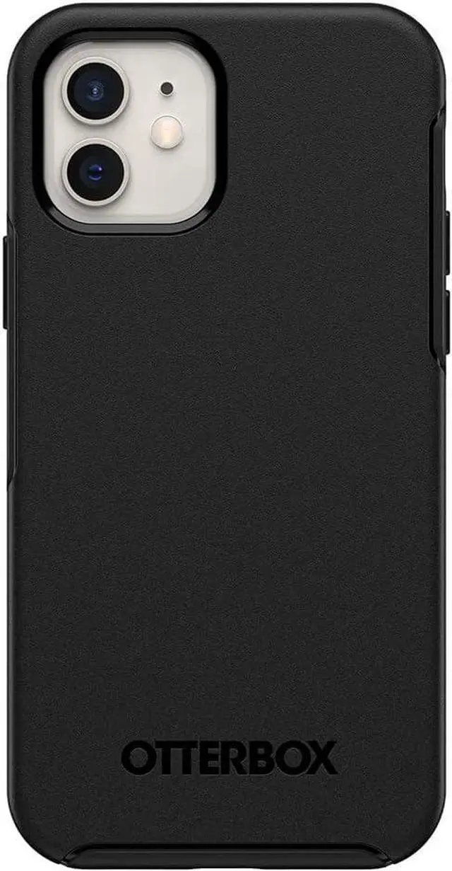 Alt view image 2 of 3 - OtterBox SYMMETRY SERIES+ Case with MagSafe for iPhone 12 / 12 Pro - Black