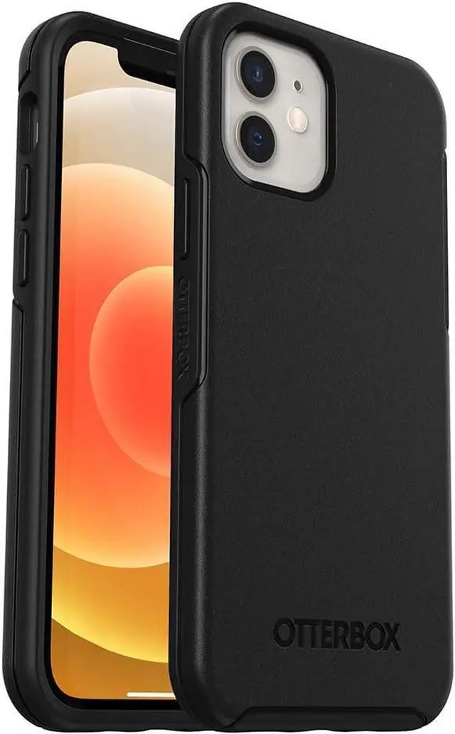 Main image of OtterBox SYMMETRY SERIES+ Case with MagSafe for iPhone 12 / 12 Pro - Black