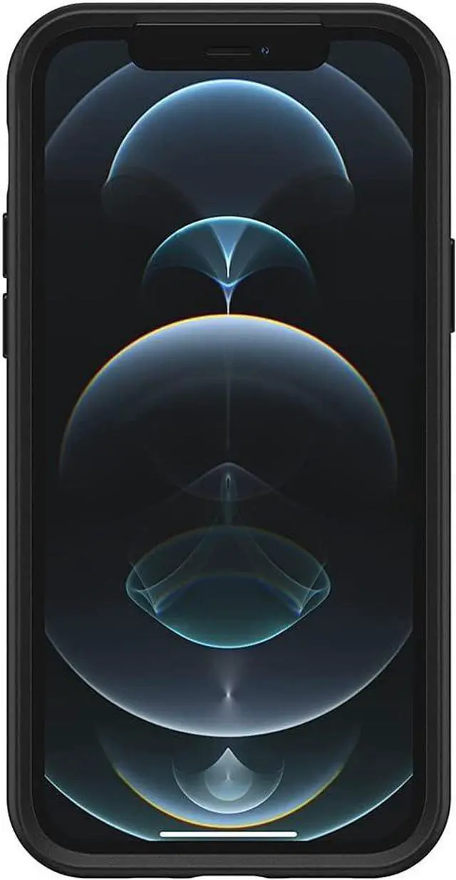 Alt view image 3 of 3 - OtterBox SYMMETRY SERIES+ Case with MagSafe for iPhone 12 / 12 Pro - Black
