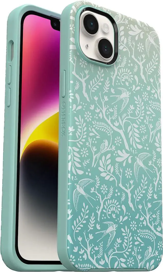 Main image of OtterBox SYMMETRY SERIES+ Case with MagSafe iPhone 14 Plus - Feathers And Ferns