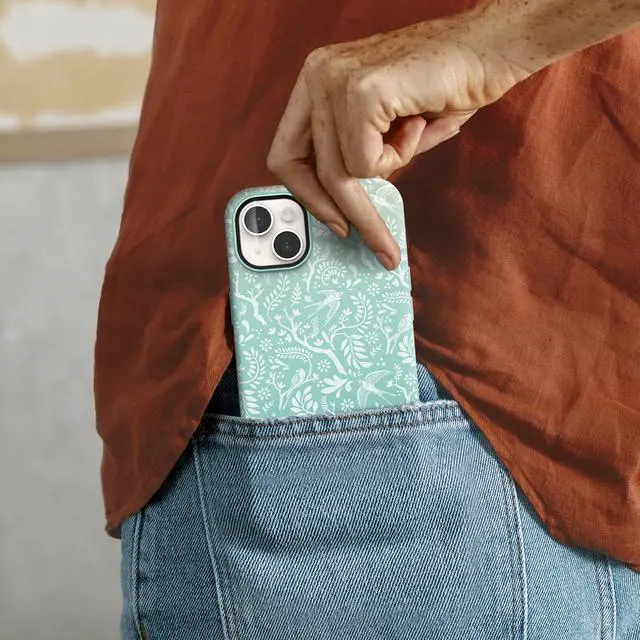Alt view image 2 of 4 - OtterBox SYMMETRY SERIES+ Case with MagSafe iPhone 14 Plus - Feathers And Ferns