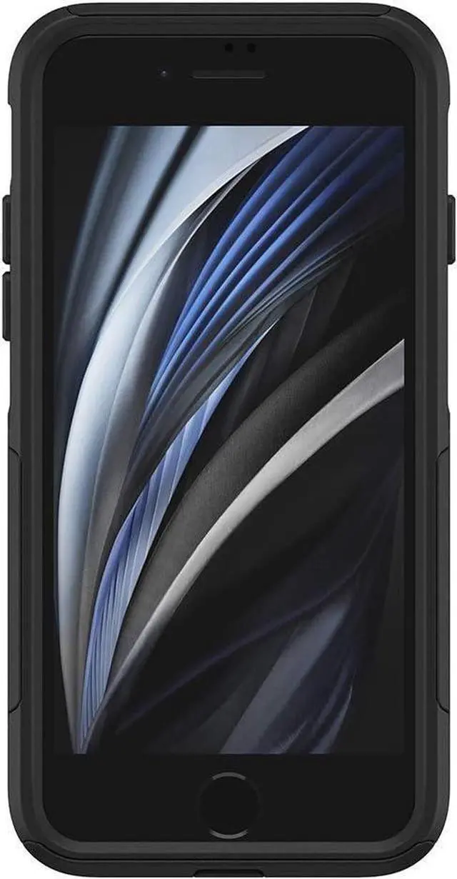Alt view image 12 of 13 - Otterbox 77-56650 Cummuter Series Case for iPhone SE (2nd gen) and iPhone 8/7, Black