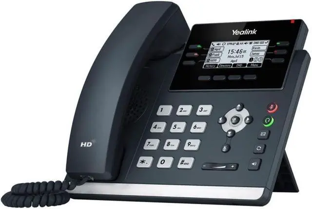Alt view image 2 of 3 - Yealink SIP-T42S IP Phone, 2.7-Inch Graphical Display, Verizon Version - Black