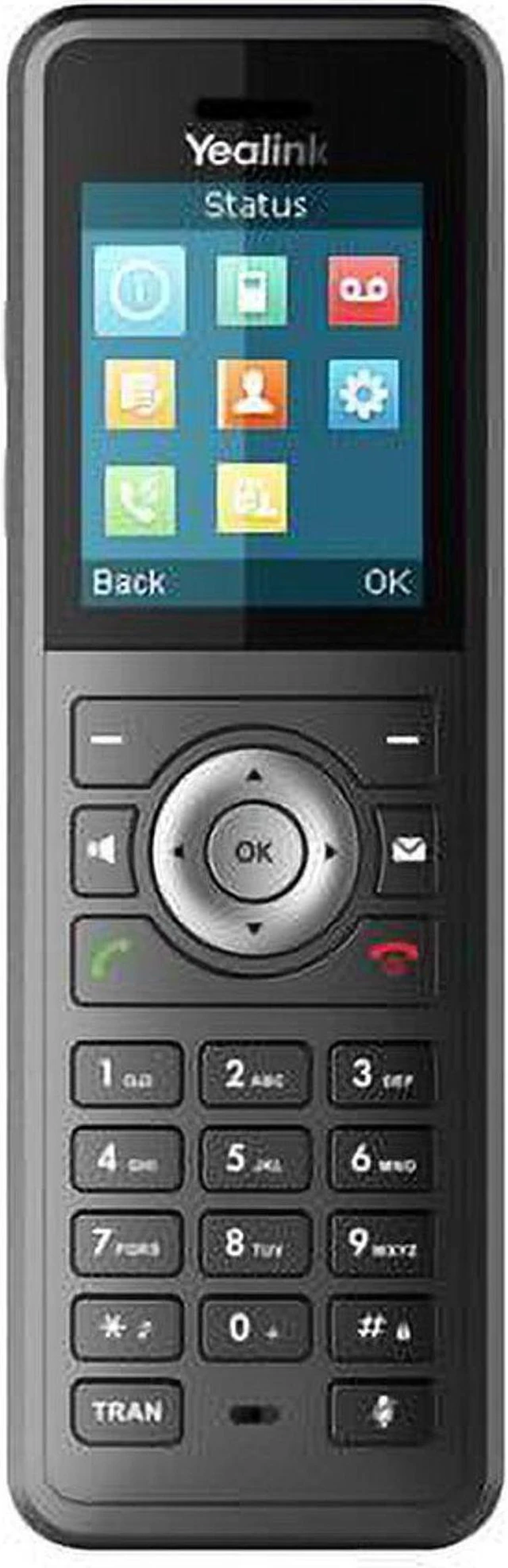 Alt view image 3 of 3 - Yealink W59HVR Cordless Ruggedized DECT IP Phone - Black