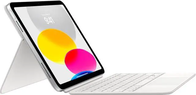 Alt view image 3 of 4 - Apple Magic Keyboard Folio for iPad 10th Generation - White
