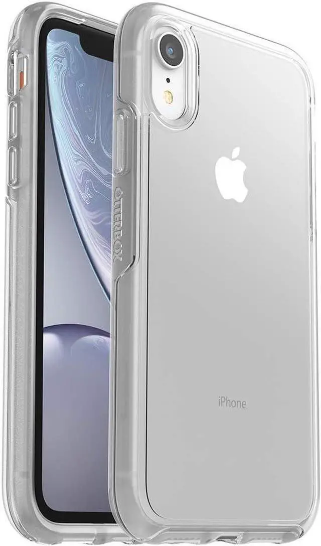 Alt view image 2 of 5 - OtterBox Symmetry Series Hybrid Case for Apple iPhone XR - Clear